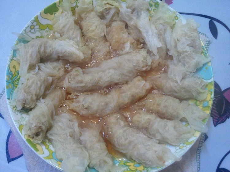 羊肉白菜卷步骤4