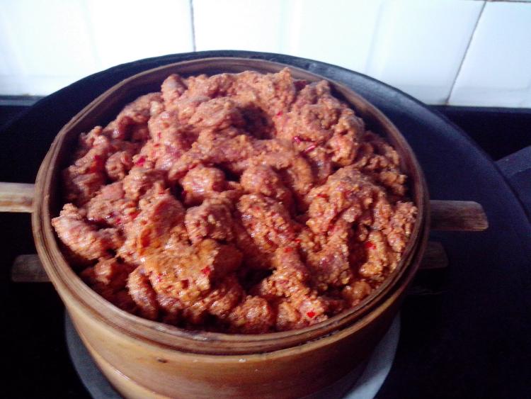 川版米粉蒸羊肉步骤8