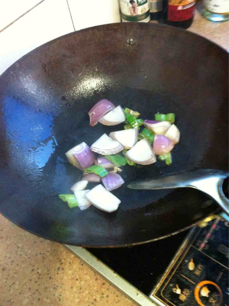 羊肉炒金贝壳步骤11
