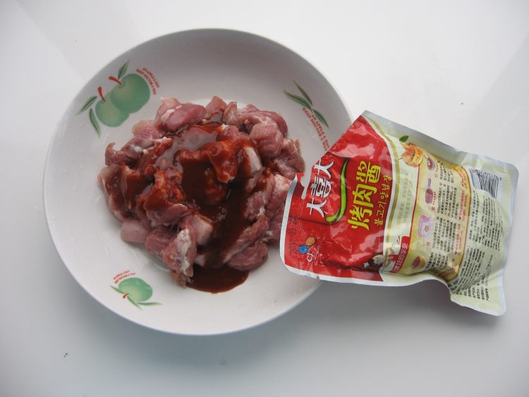 羊肉串微波炉版步骤5