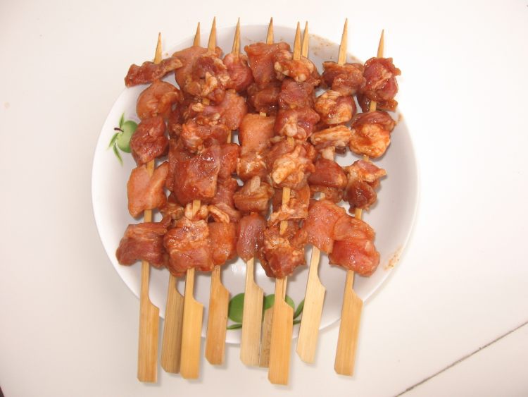 羊肉串微波炉版步骤8