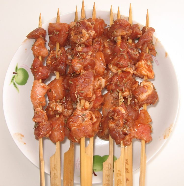 羊肉串微波炉版步骤9