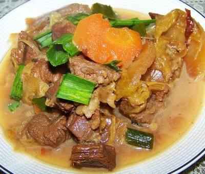 酸菜炖羊肉步骤10