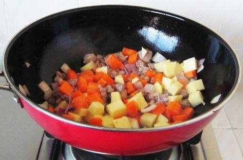 杂粮羊肉手抓饭步骤7