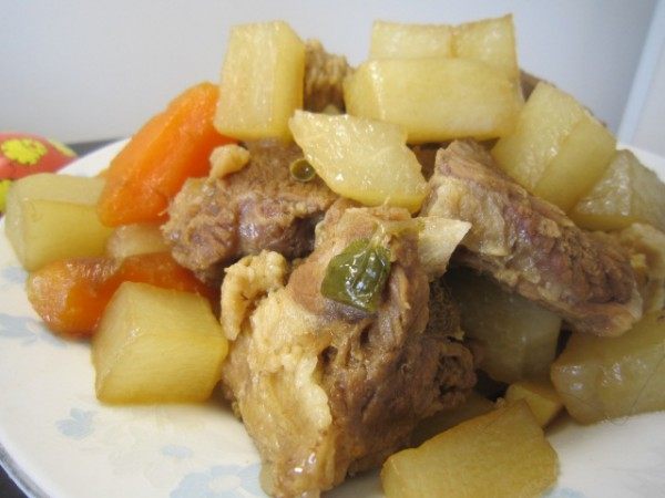 白萝卜羊肉步骤9