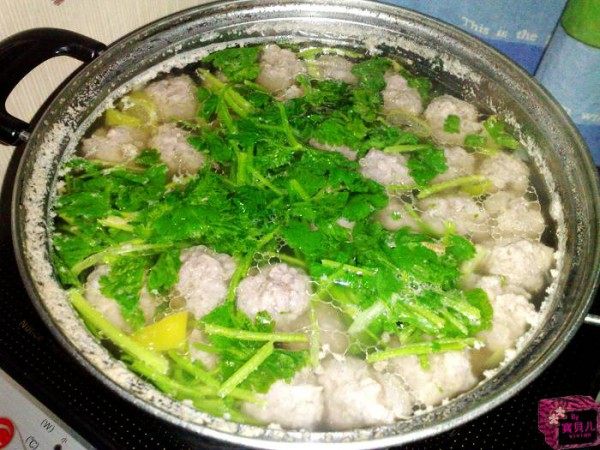 冬季滋补的汆汤羊肉丸步骤3
