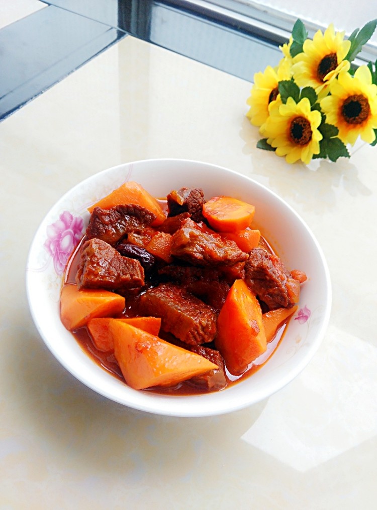 番茄炖牛肉步骤17
