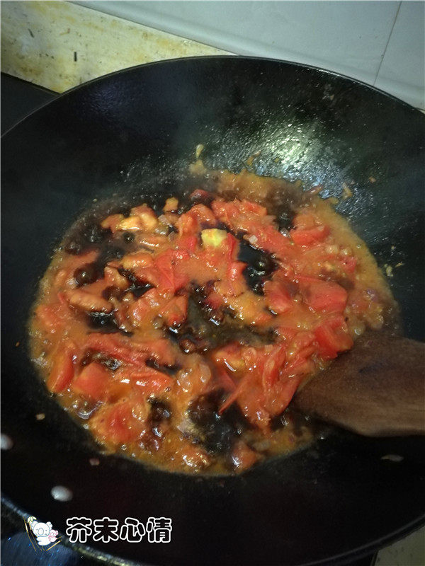 番茄牛肉面步骤6