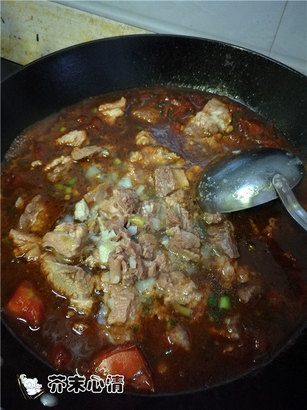 番茄牛肉面步骤8