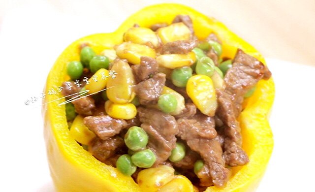 黄椒牛肉盅步骤8