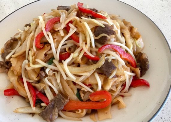 牛肉炒河粉步骤7