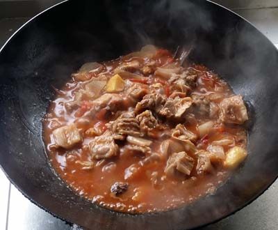 番茄煨牛肉步骤6