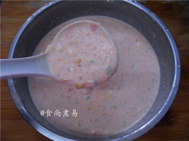 玉米牛肉煎饼步骤6