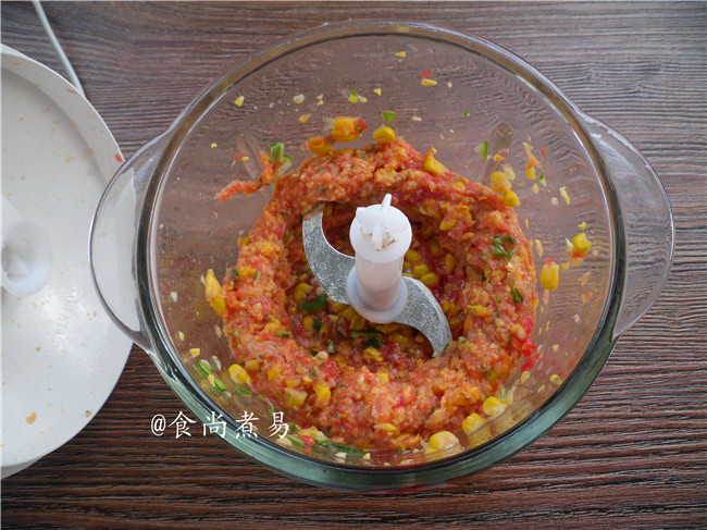玉米牛肉煎饼步骤3