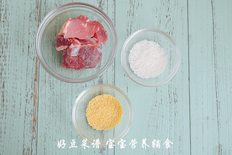 牛肉米糊步骤1