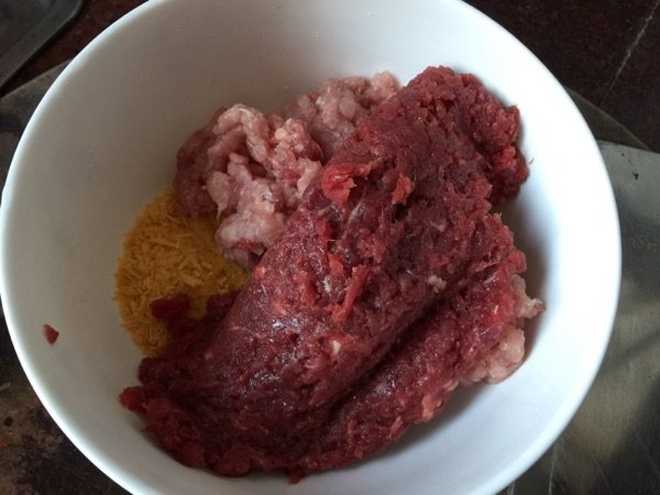 日式汉堡香酥肉饼#本步骤3