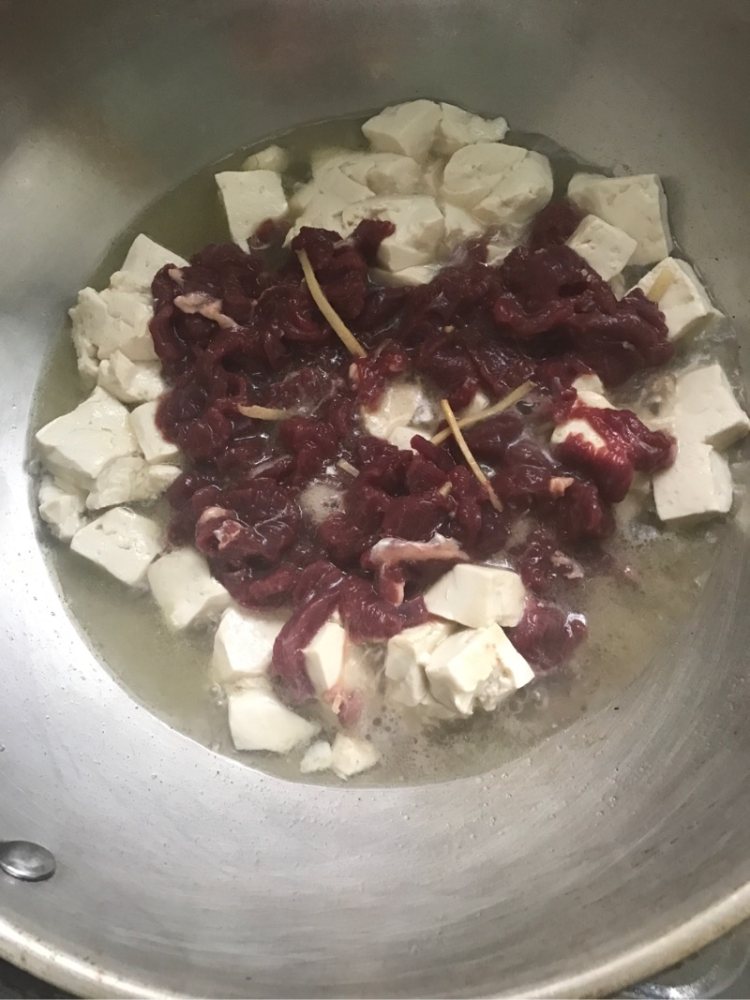 清水煮豆腐牛肉步骤5