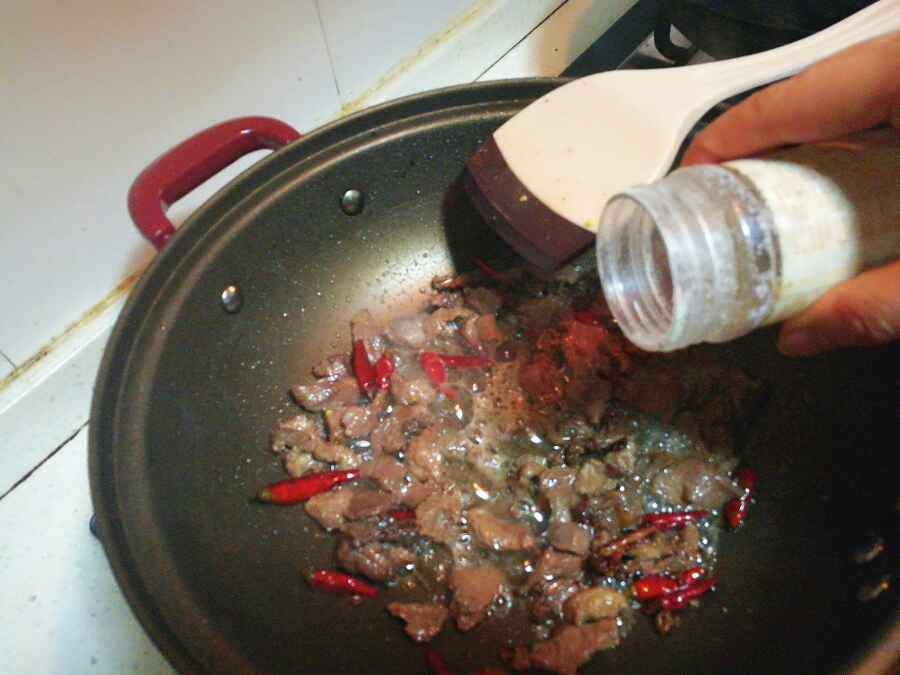 干煸牛肉步骤6