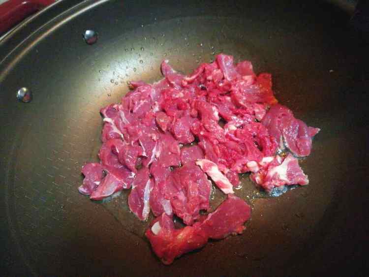干煸牛肉步骤3