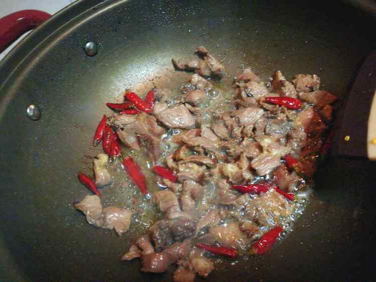 干煸牛肉步骤5