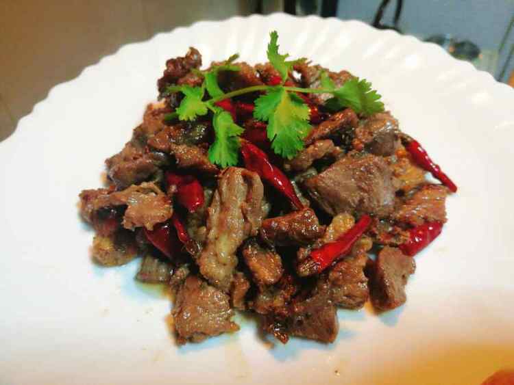 干煸牛肉步骤7