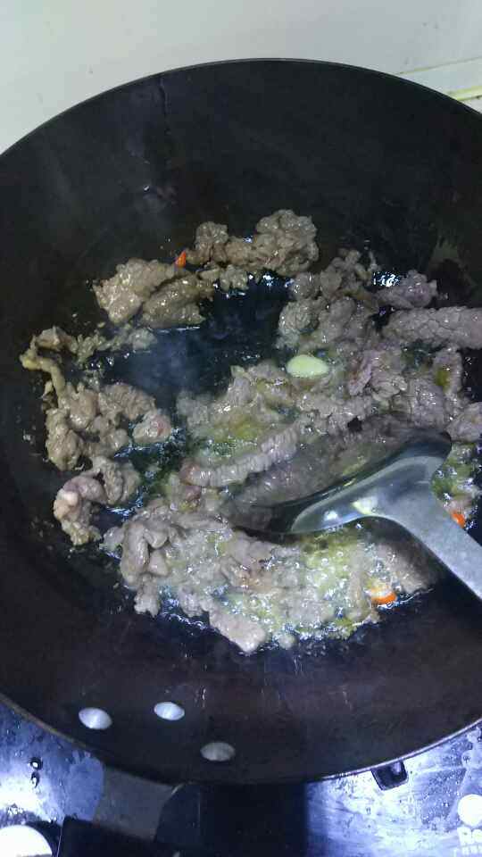 黑胡椒牛肉配西蓝花步骤8