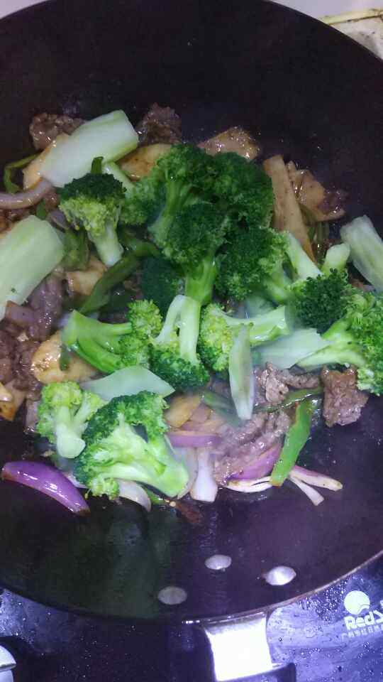 黑胡椒牛肉配西蓝花步骤15