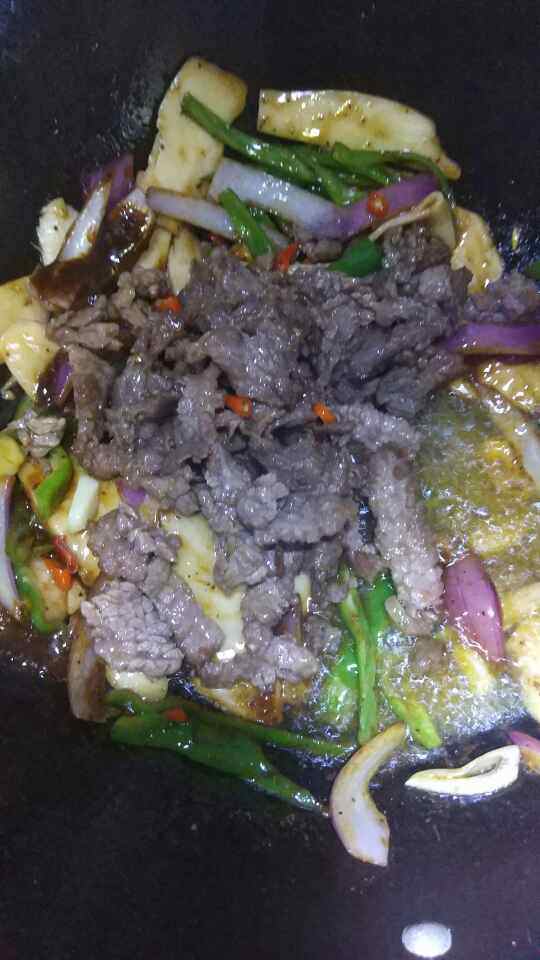 黑胡椒牛肉配西蓝花步骤14