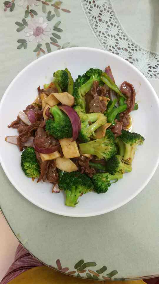 黑胡椒牛肉配西蓝花步骤16