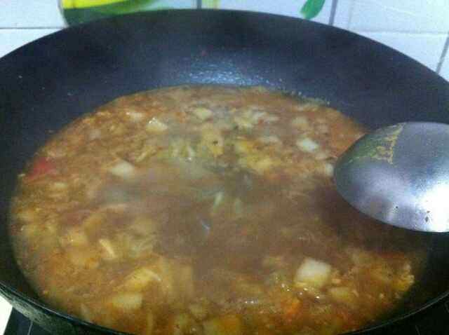 酸菜牛肉烩揪面步骤14
