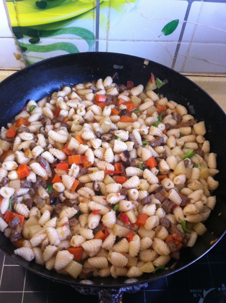 牛肉香菇烩麻食步骤20