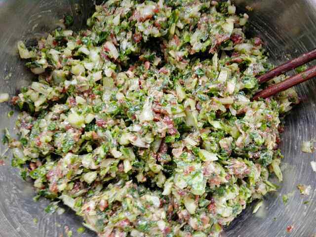 牛肉大白菜饺子步骤4