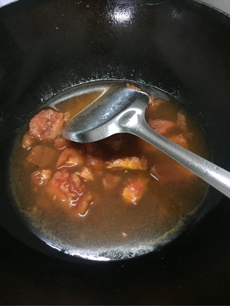 番茄青椒烩牛肉步骤4
