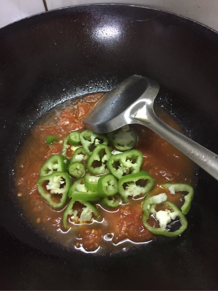 番茄青椒烩牛肉步骤5