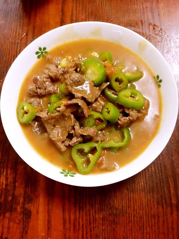 番茄青椒烩牛肉步骤8