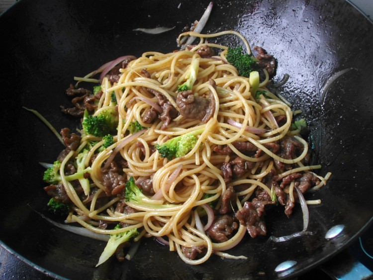沙茶牛肉意面 #百味来步骤10