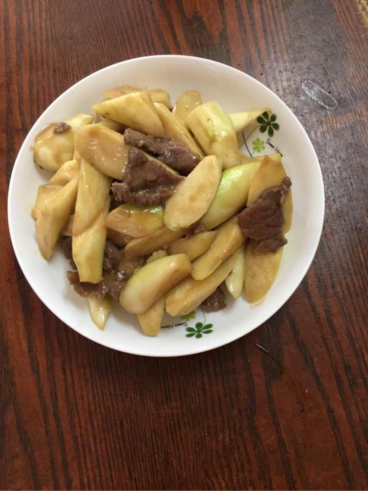 茭白炒牛肉步骤10