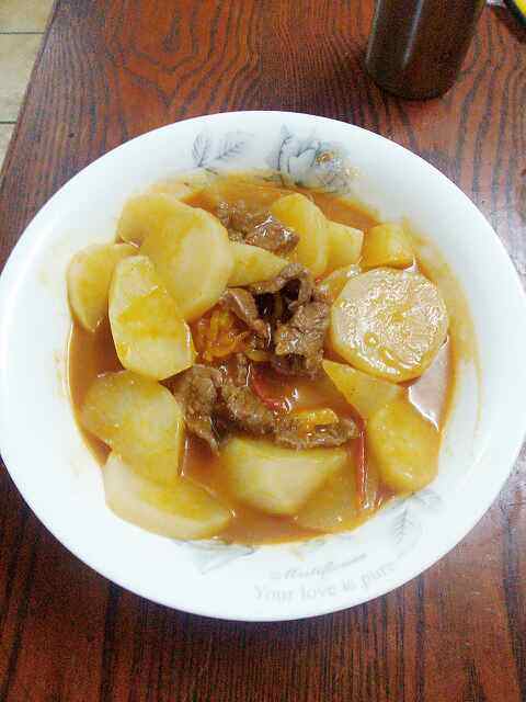 酸汤萝卜煮牛肉步骤12