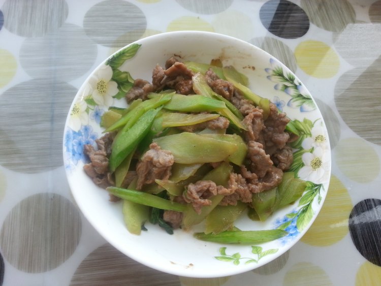 芥蓝牛肉步骤7