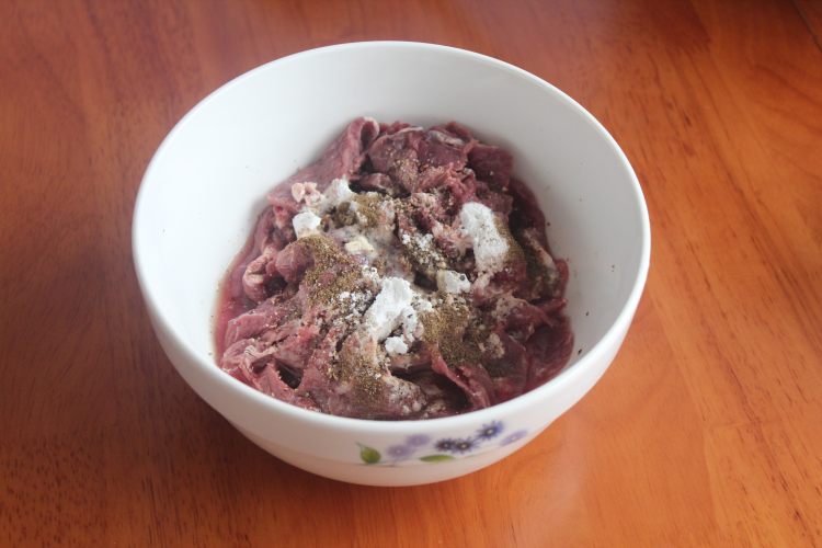 黑椒牛肉步骤1