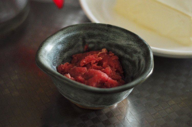 牛肉粒绢豆腐步骤2