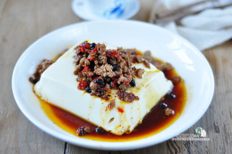 牛肉粒绢豆腐步骤9