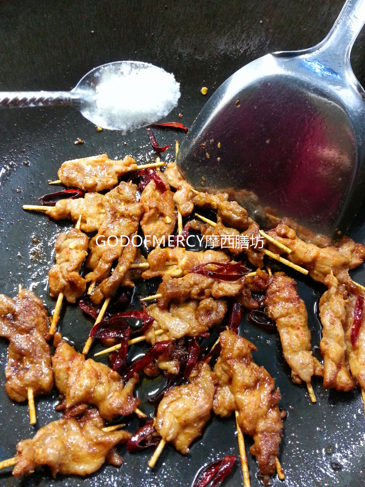 茴香孜然牙签牛肉步骤8