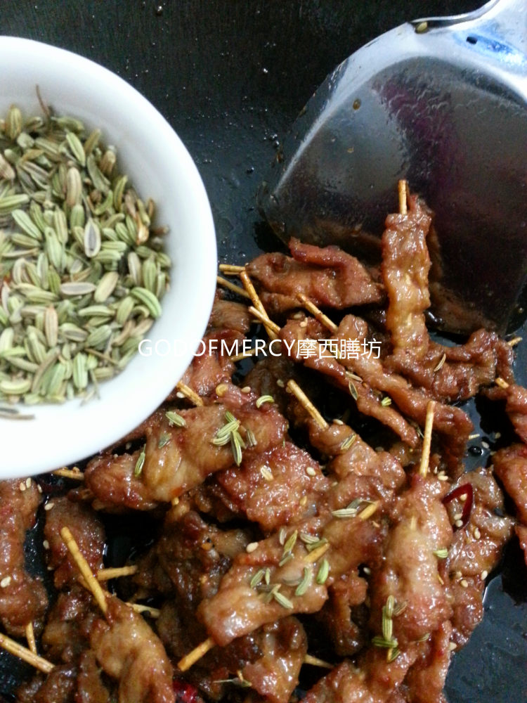 茴香孜然牙签牛肉步骤9
