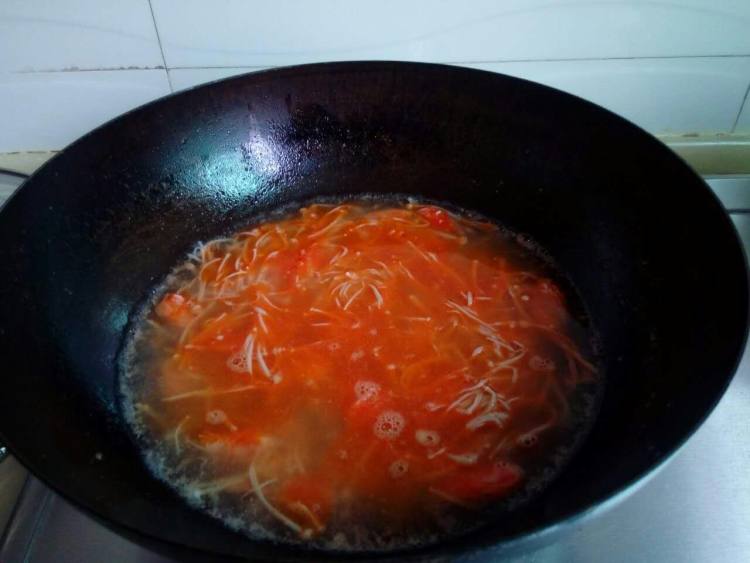 虾黄牛丸汤步骤4