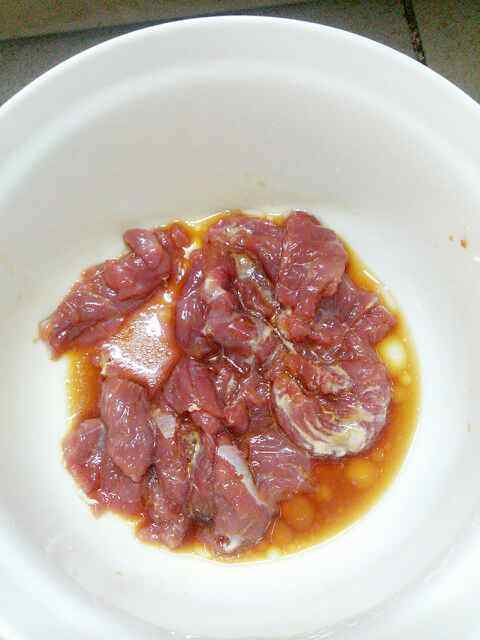 豌豆苗肉片汤#新鲜从步骤1