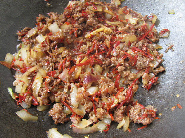 香辣牛肉#多效护理一步骤6