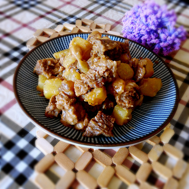 牛肉炖土豆#多效护理步骤6