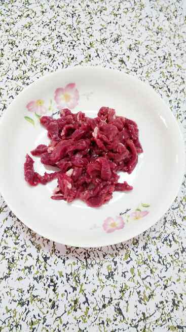 扁豆炒牛肉#多效护理步骤1