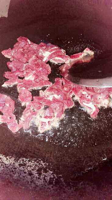扁豆炒牛肉#多效护理步骤3